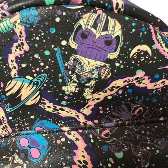 FUNKO Marvel Infinity Saga Black Multicolor Unisex Mini Backpack - Picture 15 of 16